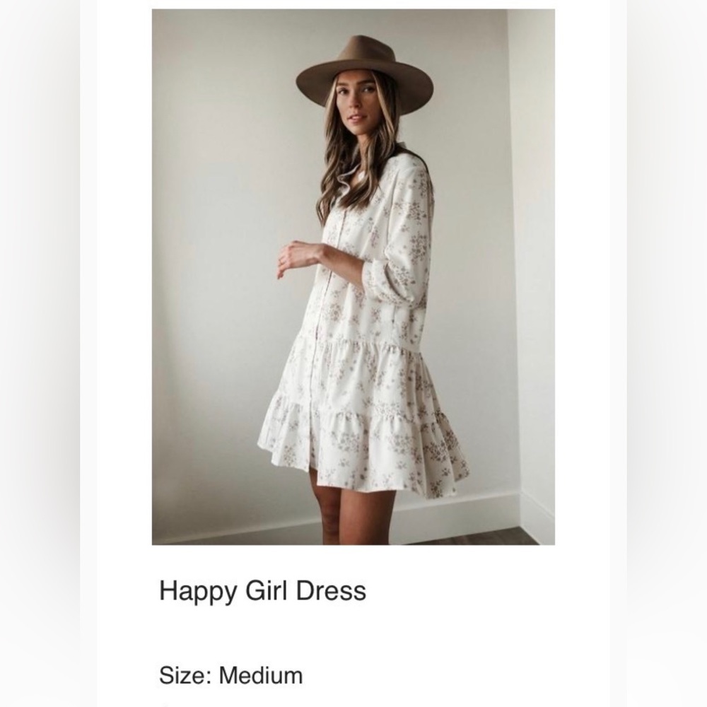 😁Happy Girl Babydoll Dress 😁Size Medium
